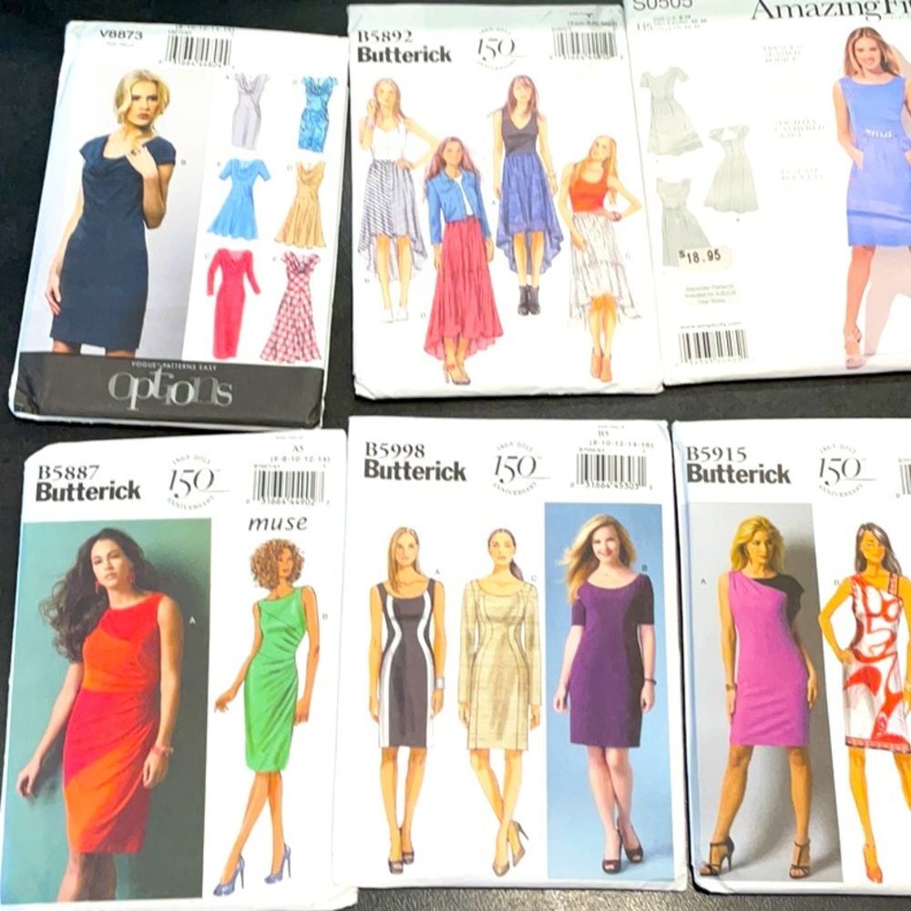 6 Vogue, Butterick & Simplicity Patterns 2013